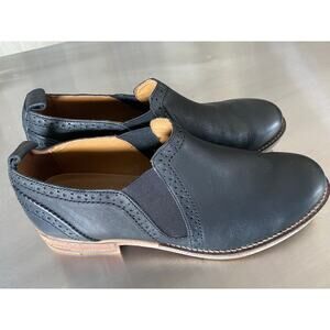 Josef Seibel "Sienna 43" Low Loafers Booties Women 39 8-8.5 Black Leather NEW
